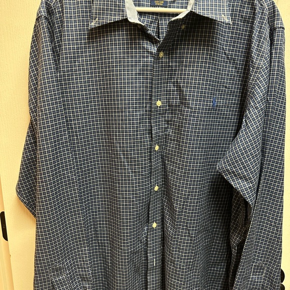 Ralph Lauren Other - Ralph Lauren Men's Blue Checkered Shirt size XXL/ NWOT# 422